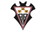 Escudo club fútbol blanco negro rojo