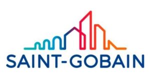 Logo corporativo de Saint-Gobain multicolor.